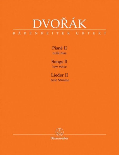 Písně II nižší hlas - Antonín Dvořák