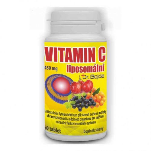 Vitamín C 450 mg liposomální 60 tbl. Dr. Bojda