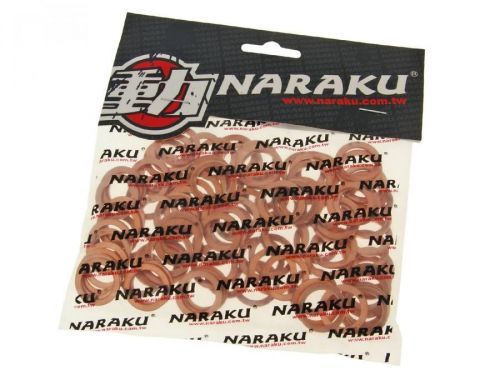 Sada těsnících posložek měď Naraku 14x20x1.5mm 100ks NK150.71-100