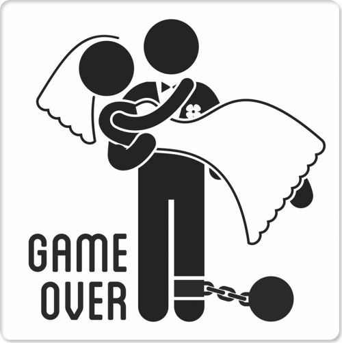 ALBI Pánské humorné tričko - Game over, vel. XXL - Albi