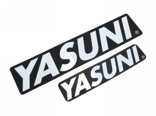 Samolepka Yasuni na koncovku výfuku 170x38mm YAZ-STICKER5