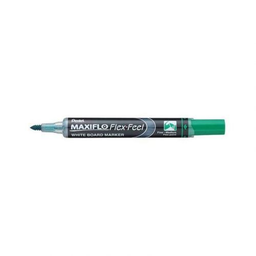 Popisovač na bílé tabule Pentel Maxiflo Flex-Feel - zelený