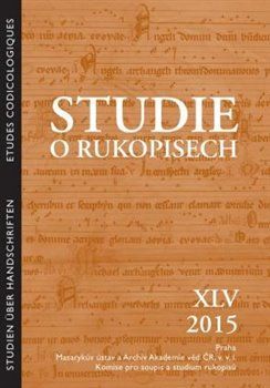 Studie o rukopisech XLV/2015