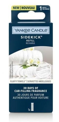 YANKEE CANDLE Sidekick Fluffy Towels - vůně do auta náhradní náplň
