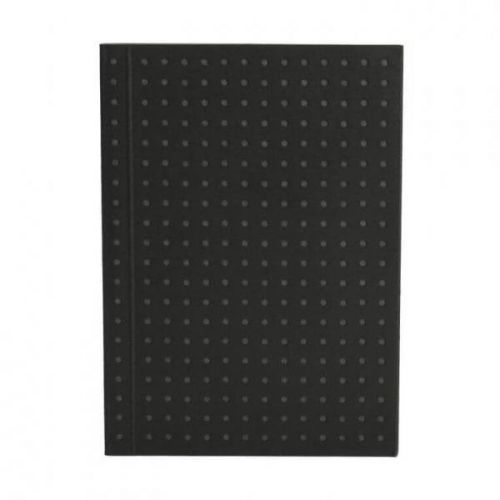 Zápisník Paper-Oh Circulo Black on Grey A7 nelinkovaný