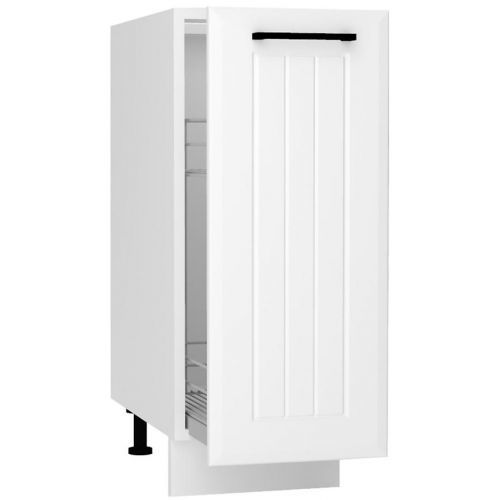 Kuchyňská skříňka Irma D30 Cargo + Kos bílý puntík matt