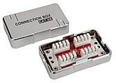 Spojovací box Solarix KRJS45-VEB6A cat.6A STP LSA+/Krone