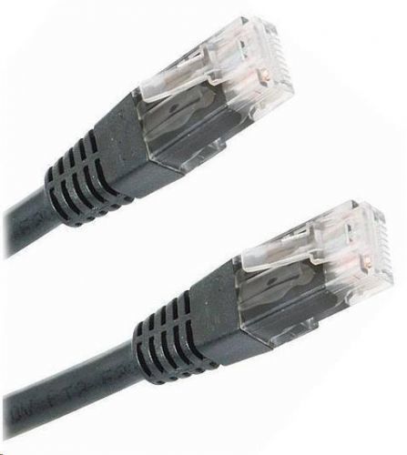 XtendLan Patch kabel Cat5E, UTP - 0,25m, černý (PK-UTP5E-0025-BLK)