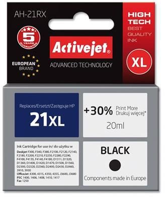 Action ActiveJet Ink cartridge HP 9351 Bk ref. no21 - 20 ml     AH-21RX (EXPACJAHP0043)