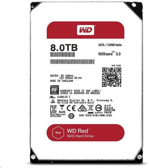 WD HDD 8TB WD80EFZZ Red Plus 256MB SATAIII 5640rpm (WD80EFZZ)