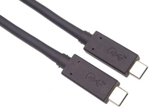 PREMIUMCORD USB4 40Gbps 8K@60Hz kabel Thunderbolt 3 certifikovaný USB-IF 1m (ku4cx10bk)