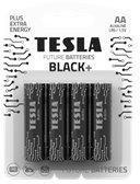 TESLA BATTERIES Tesla AA BLACK+ alkalická, 4 ks (1099137265)
