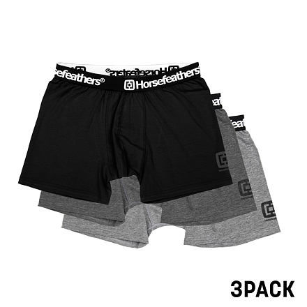 Boxerky Dynasty 3Pack - assorted velikost L BLACK L