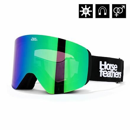 Snowboardové brýle Colt - black/mirror green BLACK