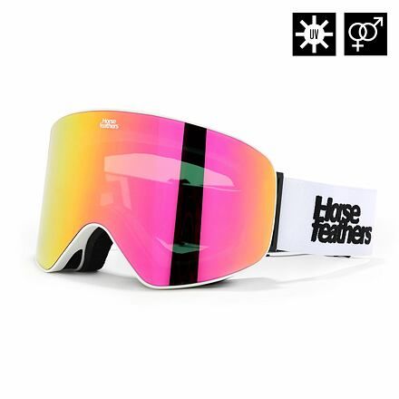 Snowboardové brýle Edmond - white/mirror pink WHITE