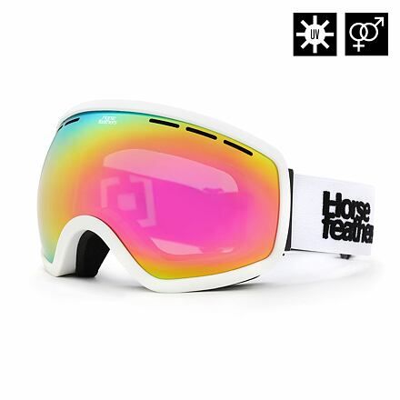 Snowboardové brýle Knox - white/mirror pink WHITE