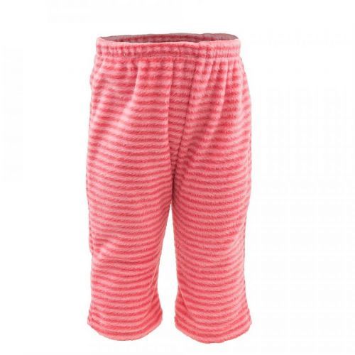 Kojenecké kalhoty fleezové, růžové - 3m