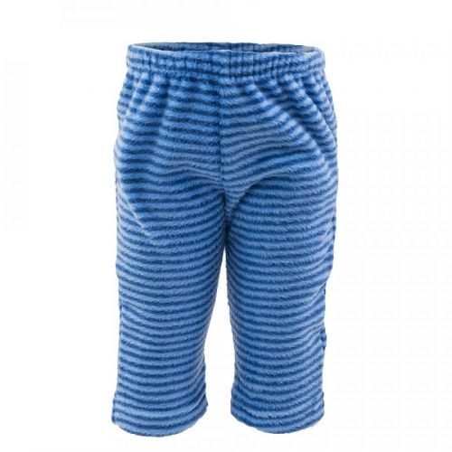 Kojenecké kalhoty fleezové, modré - 3m