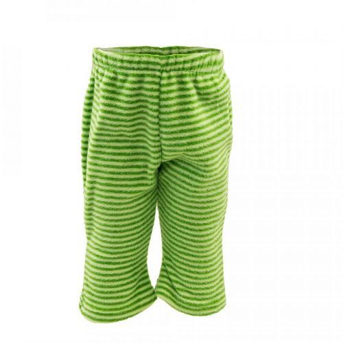 Kojenecké kalhoty fleezové, zelené - 3m