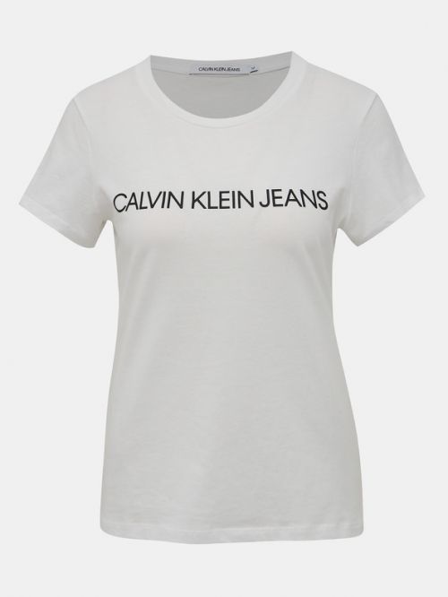 Calvin Klein Jeans Triko Bílá