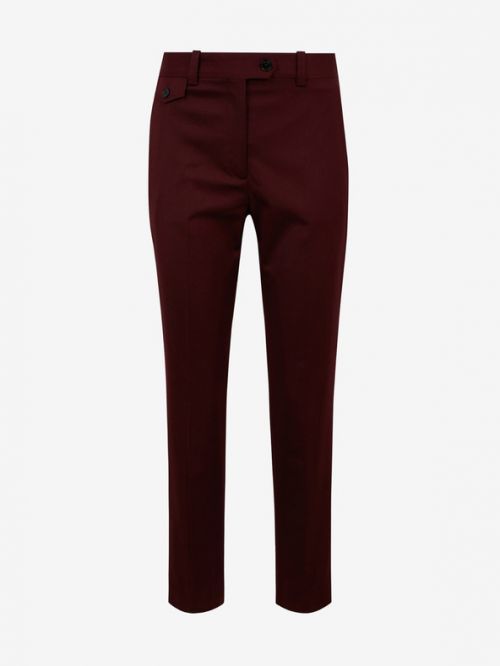 Calvin Klein Wool Twill Detail Ci Kalhoty Růžová