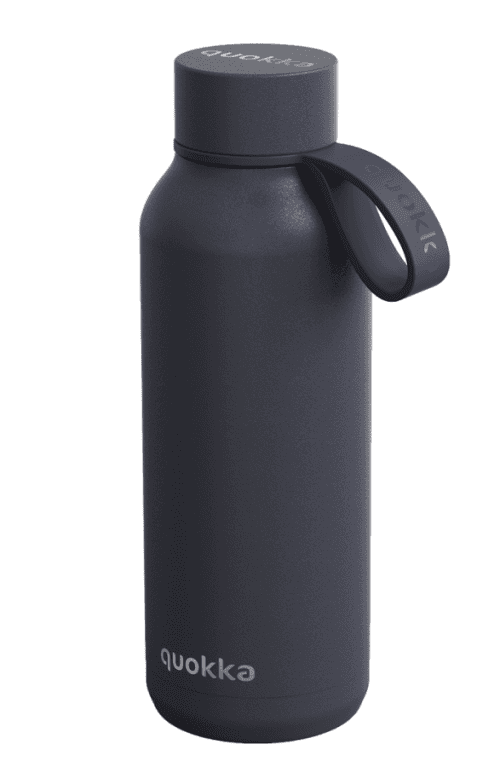 Nerezová termoláhev s poutkem Solid, 510ml, Quokka, slate