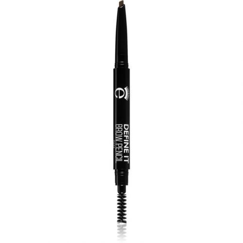 Eyeko Define It Brow Pencil automatická tužka na oči s kartáčkem odstín Dark 0,25 g