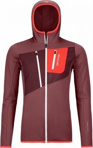 Ortovox Outdoorová mikina Fleece Grid Hoody W Mountain Rose S