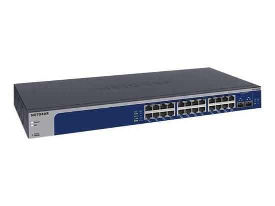 Netgear 24-Port 10-Gigabit/Multi-GIG Smart Web Managed Plus Switches (XS724EM), XS724EM-100EUS