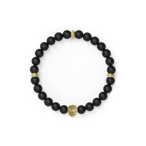 Guess Pánský korálkový náramek Lion King JUMB01303JWYGT/U