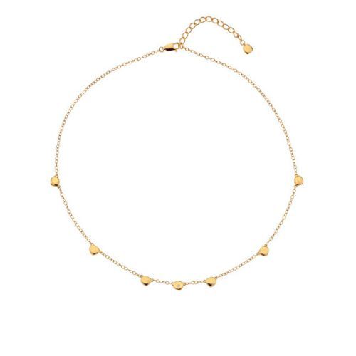 Hot Diamonds Jemný pozlacený náhrdelník s diamantem Jac Jossa Soul DN150