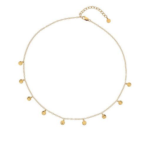 Hot Diamonds Půvabný pozlacený náhrdelník s diamantem Jac Jossa Soul DN149