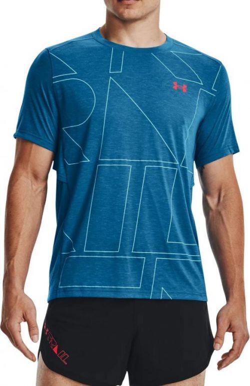 Triko Under Armour UA Run Trail Tee-BLU
