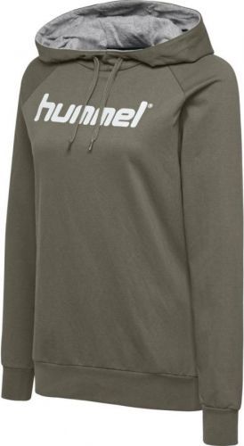 Mikina s kapucí Hummel GO COTTON LOGO HOODIE WOMAN