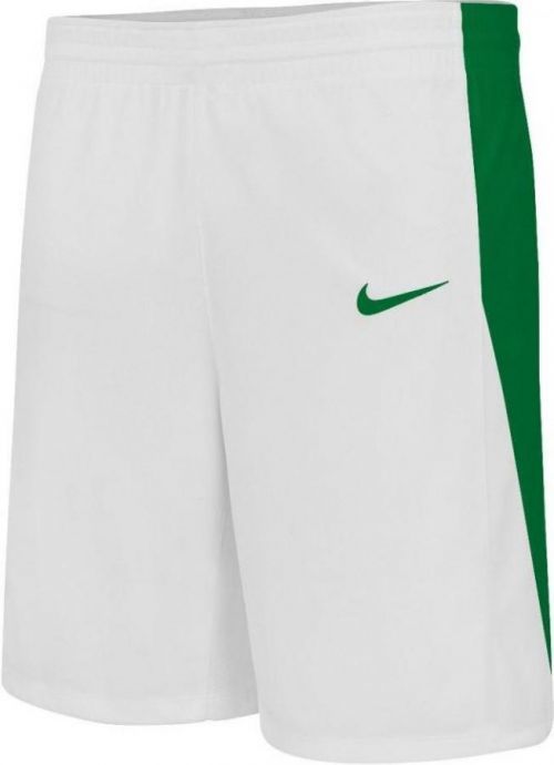 Šortky Nike WOMEN S  TEAM BASKETBALL STOCK SHORT-WHITE/PINE GREEN