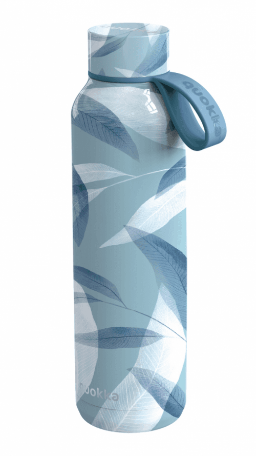 Nerezová termoláhev s poutkem, Solid, 630ml, Quokka, blue wind