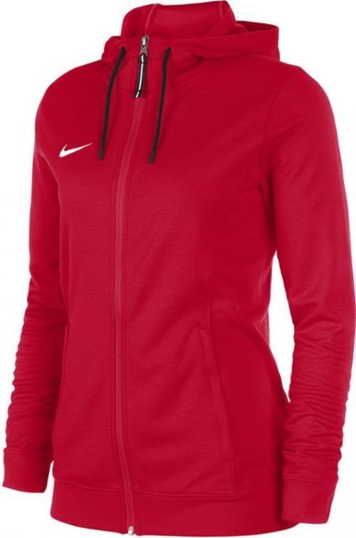 Mikina s kapucí Nike WOMEN S  TEAM BASKETBALL HOODIE FULL ZIP -UNI RED