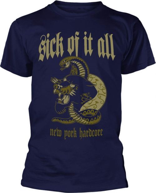 Sick Of It All Panther Navy T-Shirt S