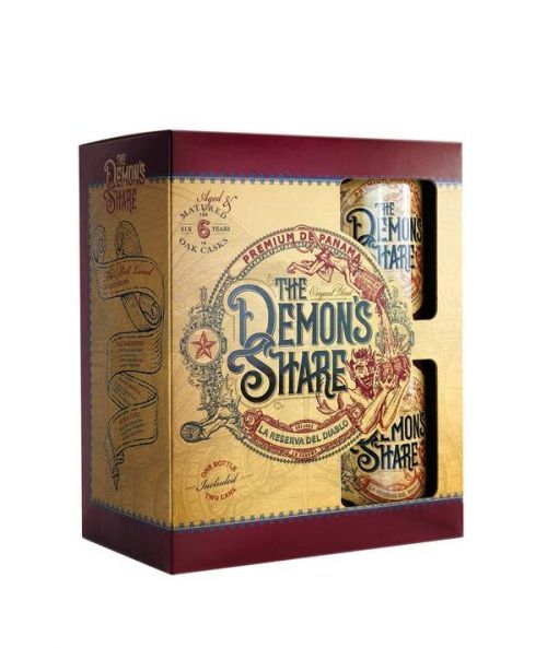 Demon's Share Gift Box 40,0% 0,7 l