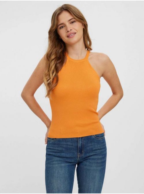 Oranžový top VERO MODA Sofi