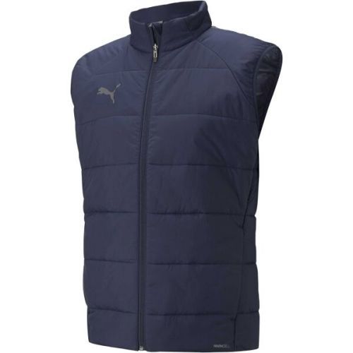 Puma TEAM LIGA VEST JACKET Fotbalová bunda, Tmavě modrá, velikost XL