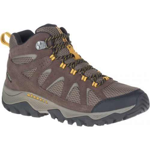 Merrell OAKCREEK MID WP Pánské outdoorové boty, Hnědá, velikost 11