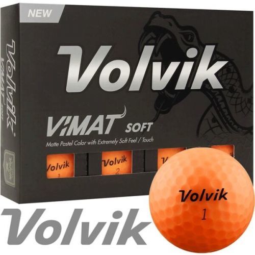 VOLVIK VIMAT 12 ks Golfové míčky, Lososová, velikost