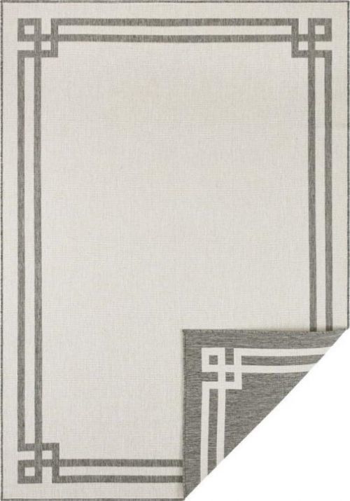 Šedo-krémový venkovní koberec NORTHRUGS Manito, 120 x 170 cm