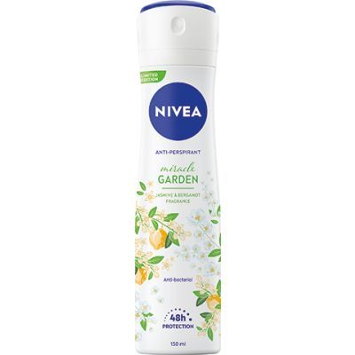 Nivea Miracle Garden Jasmine & Bergamot antiperspirant, 150 ml