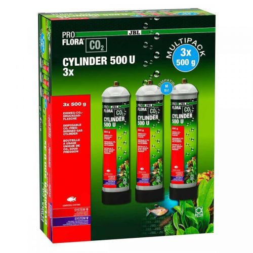 JBL PROFLORA CO2 CYLINDER 500 U (výhodná sada 3 ks)