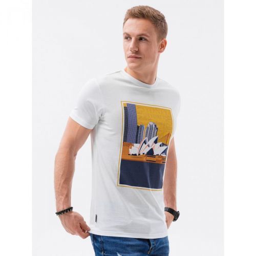 Ombre Clothing Men's printed t-shirt S1434 V-7A