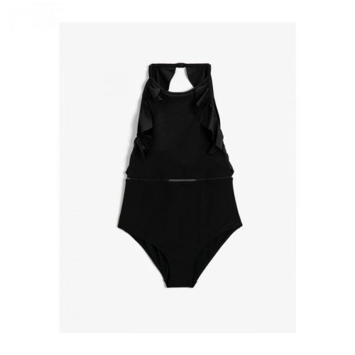 Koton Frill Halter Collar Swimsuit