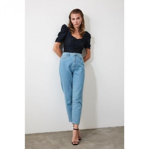 Dámské rifle Trendyol High Waist Mom