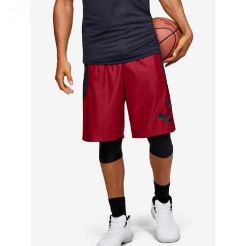 Under Armour Kraťasy UA Perimeter Short-RED - Pánské